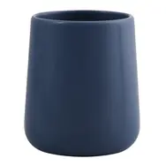 MSV MAONIE kelímok na zubné kefky matný tmavo modrý / keramika