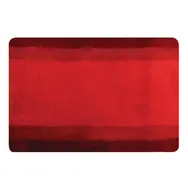 Spirella BALANCE kúpeľňová predložka 60 x 90 cm červená / polyester / protišmyková