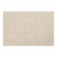 Spirella CUBO kúpeľňová predložka 50 x 80 cm béžová / bavlna / protišmyková 