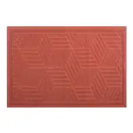 Spirella CUBO kúpeľňová predložka 50 x 80 cm terakota / bavlna / protišmyková 