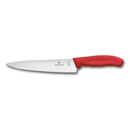VICTORINOX Swiss Classic Kuchársky nôž 19 cm červená / rovné ostrie 