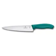 VICTORINOX Swiss Classic Kuchársky nôž 19 cm zelená / rovné ostrie 