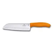 VICTORINOX Swiss Classic Nôž Santoku 17 cm oranžová