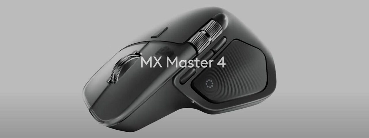 Logitech MX Master 4 pro MAC | Vstupte do nové dimenze ovládání s haptickou odezvou