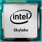 Logo Intel Skylake – ikona procesorovej architektúry Intel 6. generácie