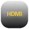 Ikona HDMI rozhrania – symbol konektora na prenos videa a zvuku